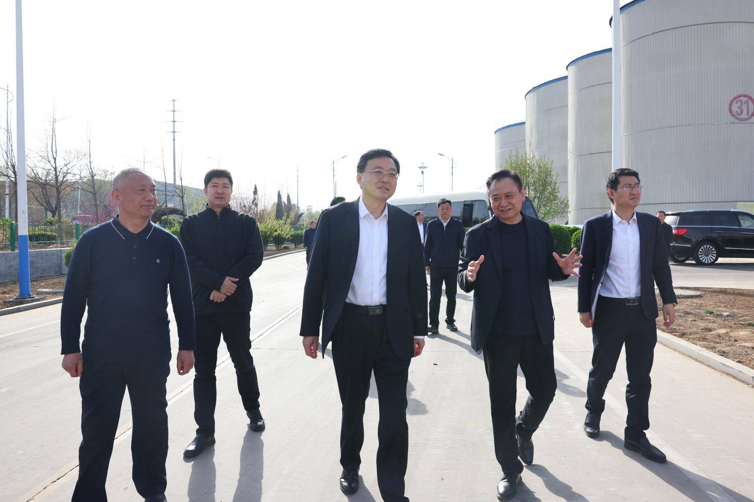 鄒平市委書記張謙來山東三星集團調研